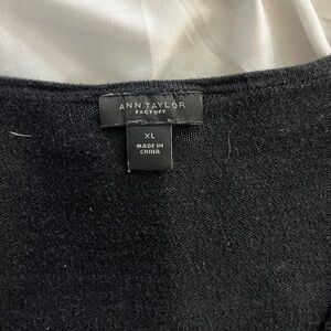 Ann Taylor Classic Black Knit Top